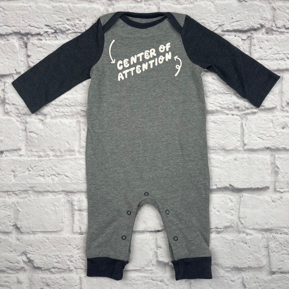 Cat & Jack Long-Sleeve Romper Size 0-3 mo
